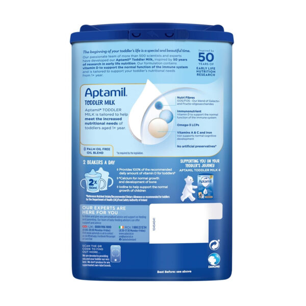 6 Pack – Aptamil 3 Toddler Milk 1+ Year 800g - Image 2